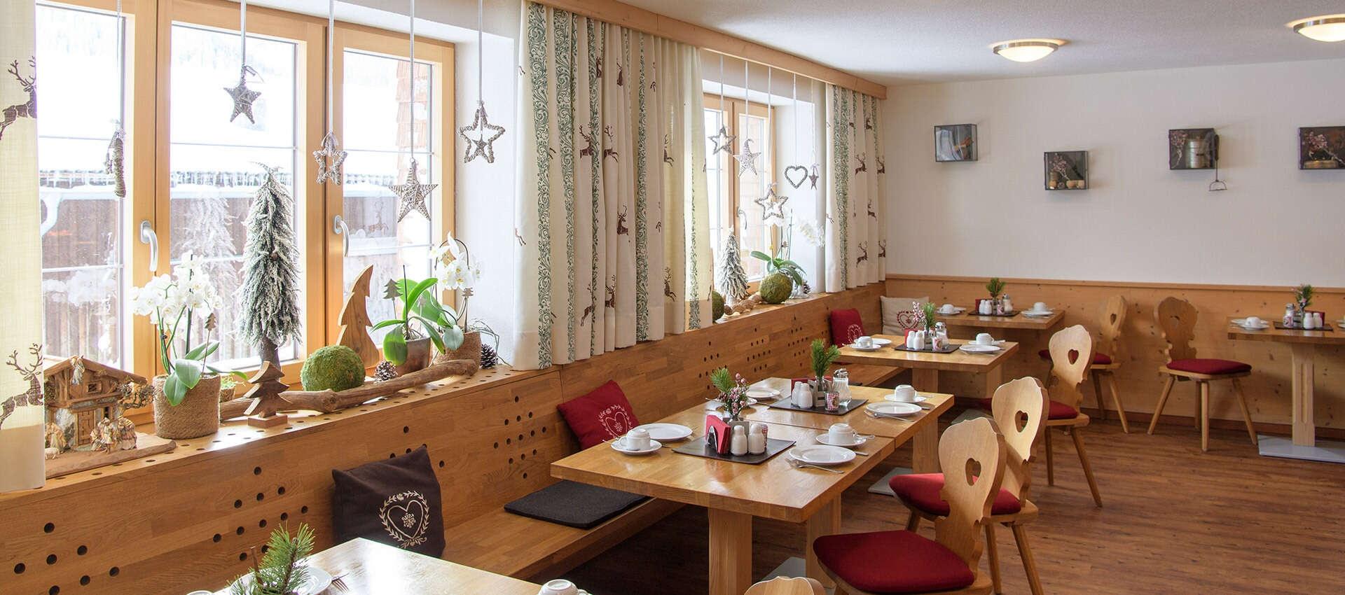Frühstücksraum im Hotel Bacherhof